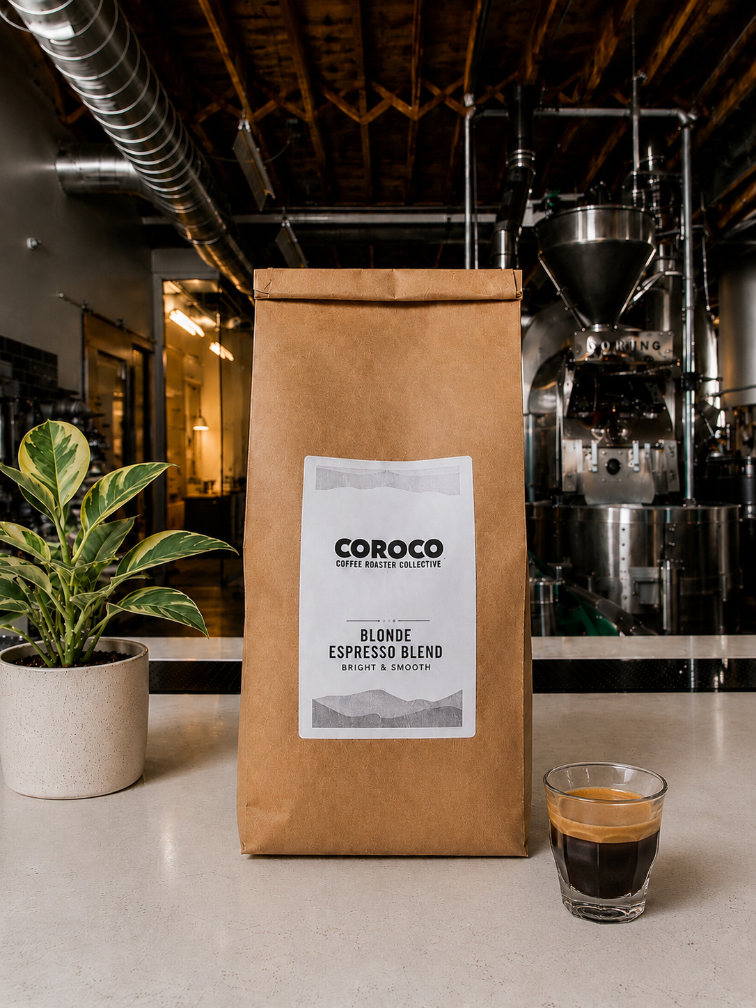 COROCO Blonde Espresso 5 lb wholesale coffee bag