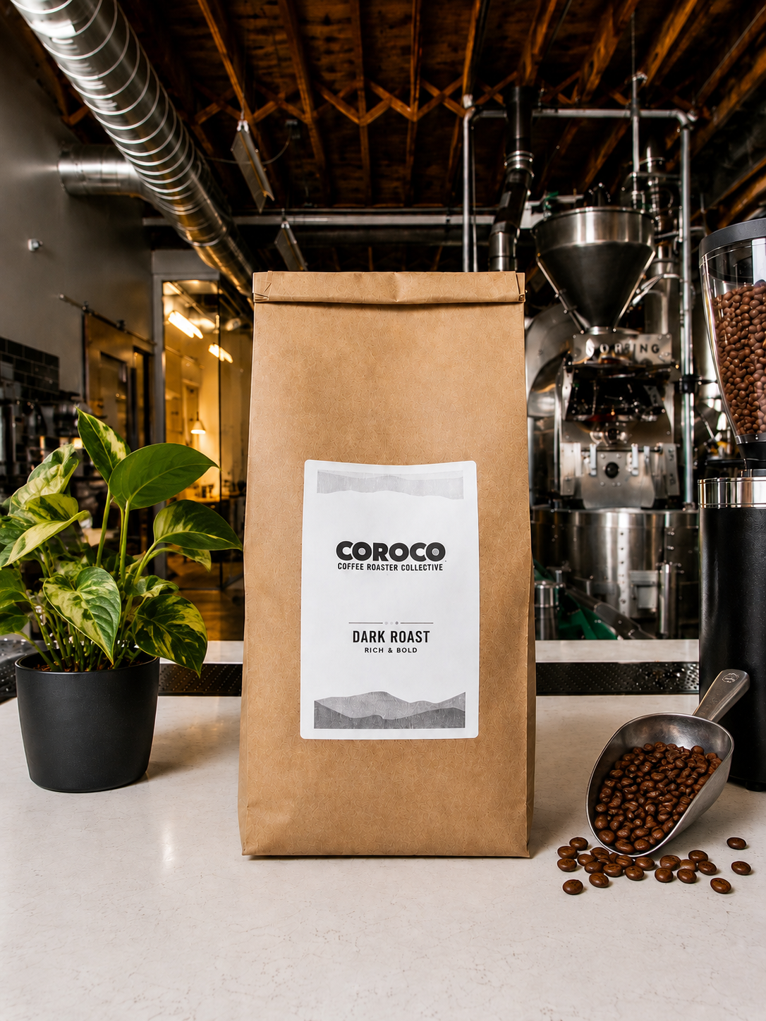 COROCO Dark Roast Blend 5 lb wholesale coffee bag
